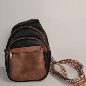 BOSTANTEN Small Sling Bag for Women Leather Crossbody Bags Fanny Pack Chest Bag